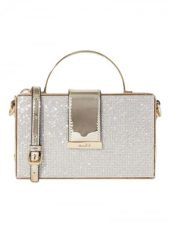 Nesha Top Handle Crossbody Gold