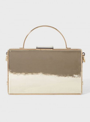Nesha Top Handle Crossbody Gold