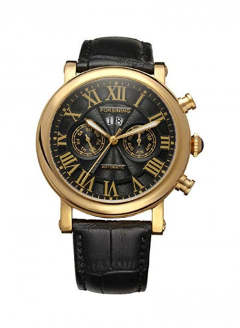 Men's Leather Analog Watch FSG9407M3G2