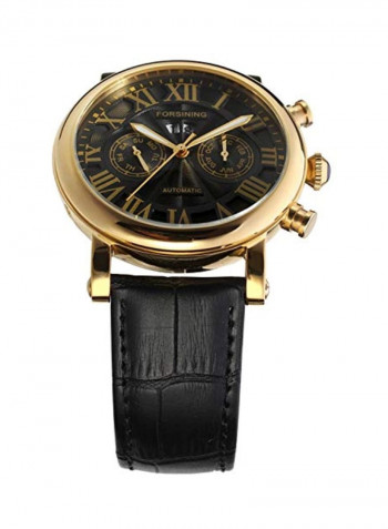 Men's Leather Analog Watch FSG9407M3G2