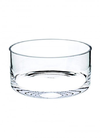 Classic Cylinder Bowl Clear 8x4inch