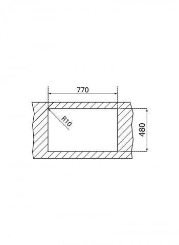 Starbright 80 E-Xn 2B Inset Reversible 2 Bowls  Sink With Matt Finish Stainless Steel 860x500x180mmmm