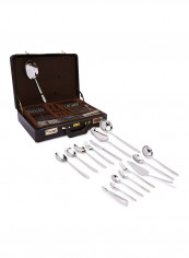 Zolten 86 Piece Satin Cutlery Set Multicolour Standard