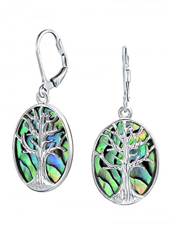 925 Sterling Silver Tree Of Life Dangle Earrings