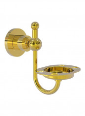 Astor Place Collection Tumbler/Toothbrush Holder Gold