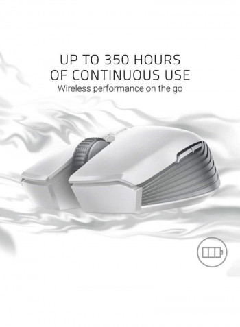 Atheris Wireless Optical Gaming Mouse Mercury White
