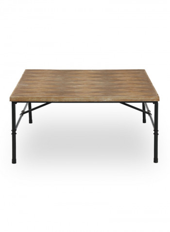 Raymond Cofffe Table Brown/Black 100x100x45cm