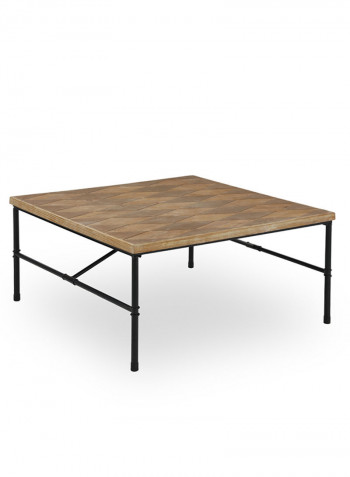 Raymond Cofffe Table Brown/Black 100x100x45cm