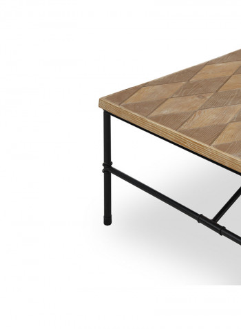 Raymond Cofffe Table Brown/Black 100x100x45cm