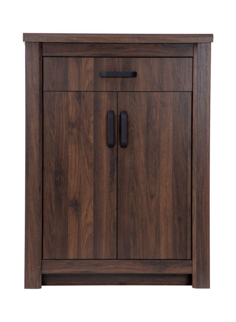 Braxton Shoe Cabinet Brown/Black 90x123x40centimeter