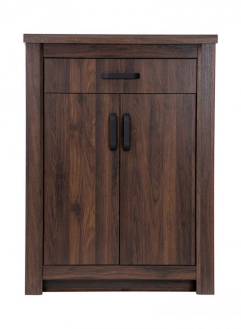 Braxton Shoe Cabinet Brown/Black 90x123x40centimeter