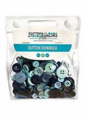 300-Piece Button Bonanza Set Ocean Blue