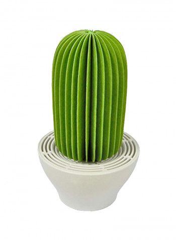 Cactus Designed Humidifier Green/White 5.5x5.5x8.5inch