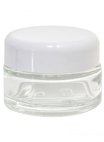 Pack Of 12 Thick Wall Balm Jar Clear/White