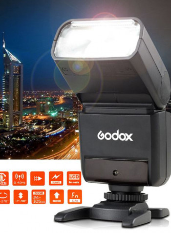 Mini Portable Speedlite Black