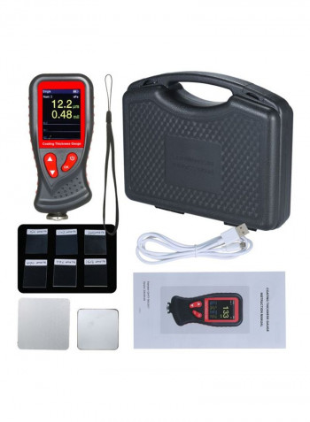 Paint Thickness Tester Black/Red 27x6.3x21centimeter