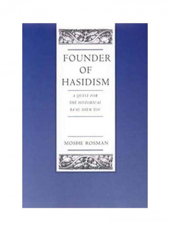 Founder Of Hasidism Hardcover