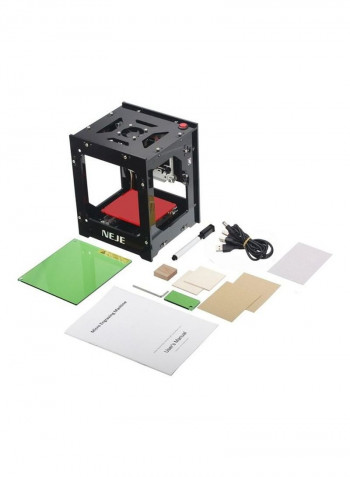 Automatic DIY Print Engraving Carving Machine Black/Green