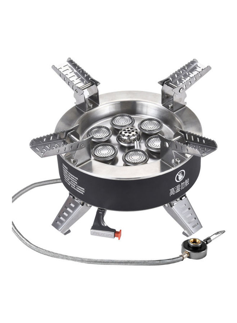 Folding Stainless Steel Camping Stove 11.6x11.6x5.9inch