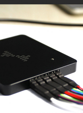 Powerful Portable Metal Logic Analyzer Black 19centimeter