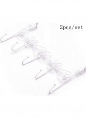 2-Piece/Set Wall Hanging Hook White 60cm reviews 2-Piece/Set Wall Hanging Hook White 60cm
