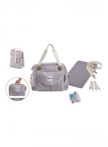 Geneva II Changing Diaper Bag - Grey