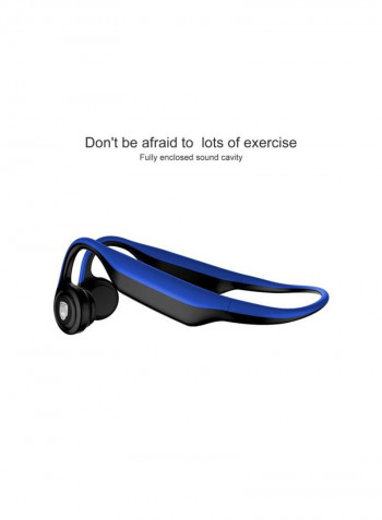 Bluetooth In-Ear Earphone With Mic Dark Blue