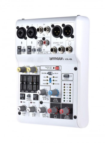 6-Channel Digital Audio Mixer Console