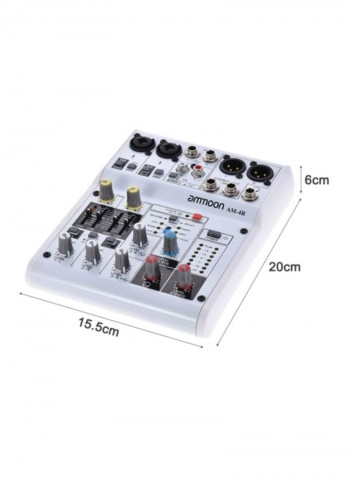 6-Channel Digital Audio Mixer Console