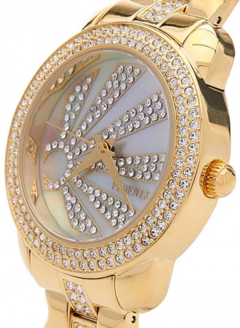 Women's 18K Gold Plated Analog Watch P 4141