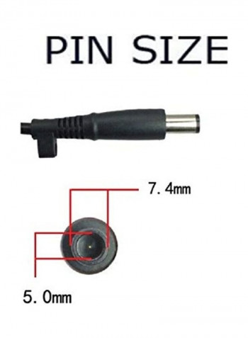 120W 18.5V 6.5A N17908 NSW24204 Smart Pin 19.5V 6.15A Slim AC Adapter BLACK