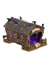 Crow Creek Covered Bridge Figurine Brown/Grey/Black 4.72inch