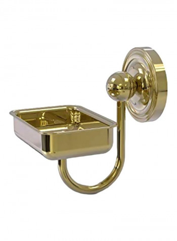 Prestige Regal Collection Wall Mounted Soap Dish Gold 4.5x3.5x4.5inch