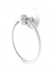 Prestige Skyline Collection Towel Ring Matte White 6x6x7inch