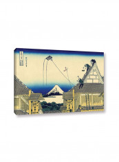 Mitsui Shop On Suruga Street In Edo Gallery Wrapped Canvas Wall Art Multicolour 16 x 24inch