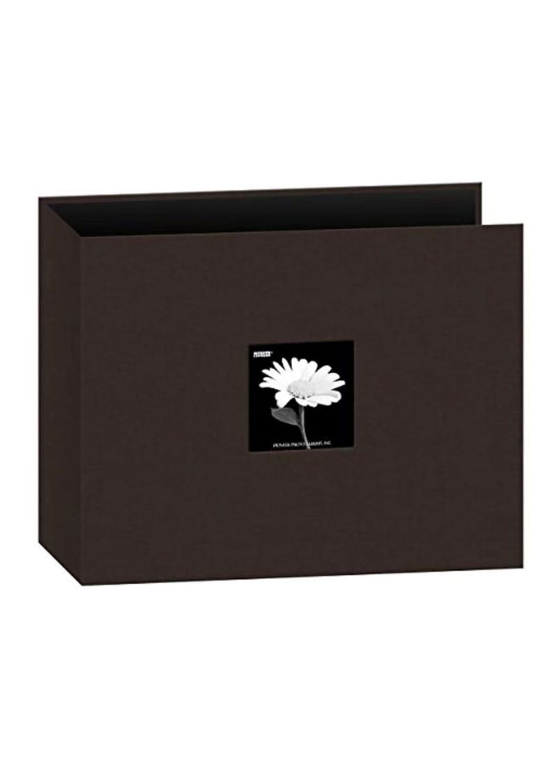 3-Ring Binder Album With Window Brown/Black/White