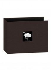 3-Ring Binder Album With Window Brown/Black/White