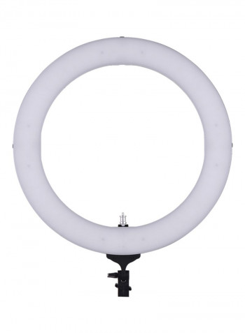 LED Photography Light 18inch White/Black