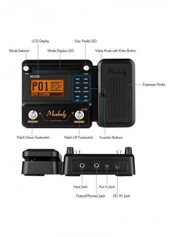 Multi-Effects Processor For Electric Guitar
