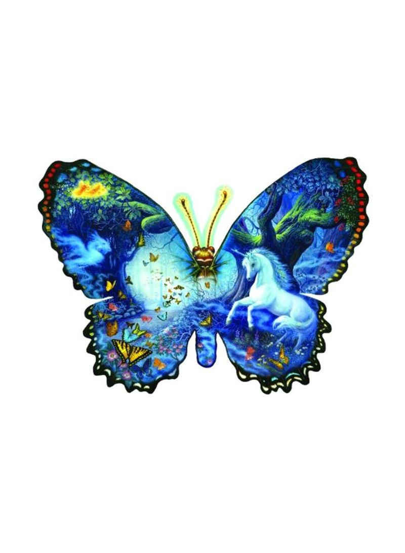 1000-Piece Butterfly Shaped Jigsaw Puzzle 95330