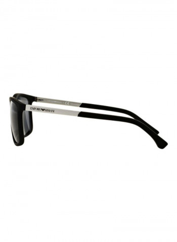 Men's Rectangular Sunglasses - Lens Size: 58 mm