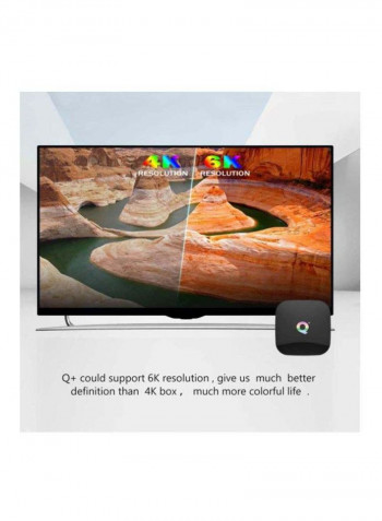 Q Plus 6K Android TV Box XD4989602 Black