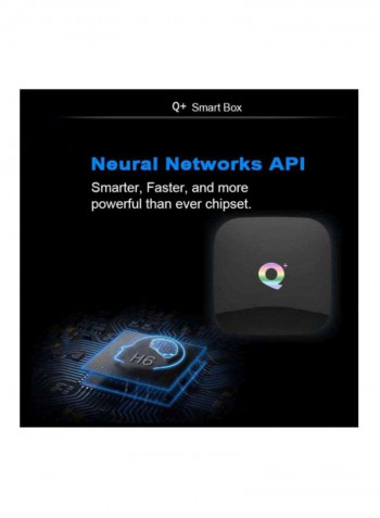 Q Plus 6K Android TV Box XD4989602 Black