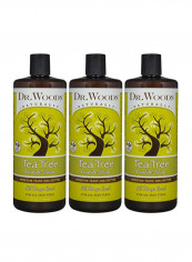 Pack Of 3 Pure Tea Tree Liquid Castile Soap 32ounce