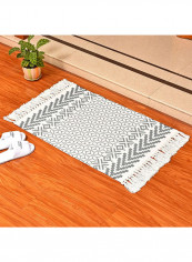 Geometric Pattern Anti-Skid Doormat Multicolour 60x130centimeter