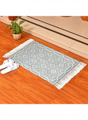 Geometric Pattern Anti-Skid Doormat Multicolour 60x130centimeter