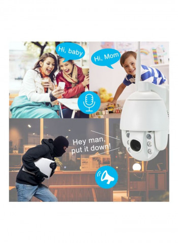 PTZ Night Vision Security Camera - AU Plug