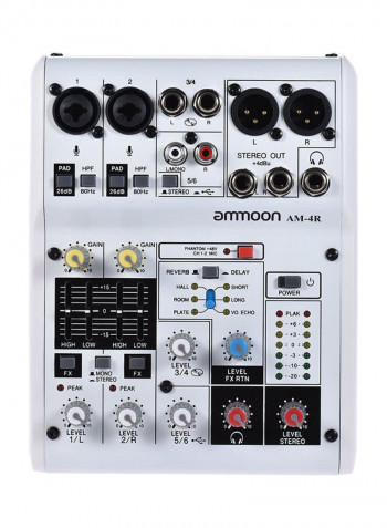 8-Channel Sound Card Digital Audio Mixer