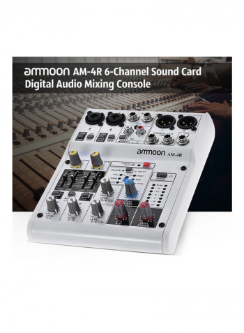 8-Channel Sound Card Digital Audio Mixer