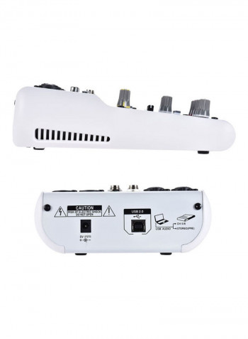8-Channel Sound Card Digital Audio Mixer
